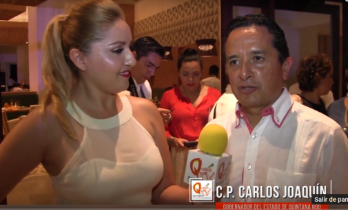 Entrevista al Gobernador en Dreams Playa Mujeres