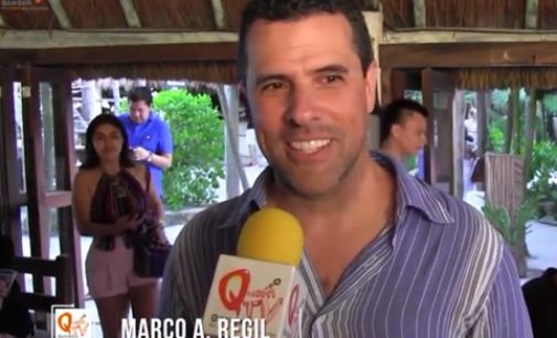 Marco Antonio Regil en el Vegan Fest Tulum