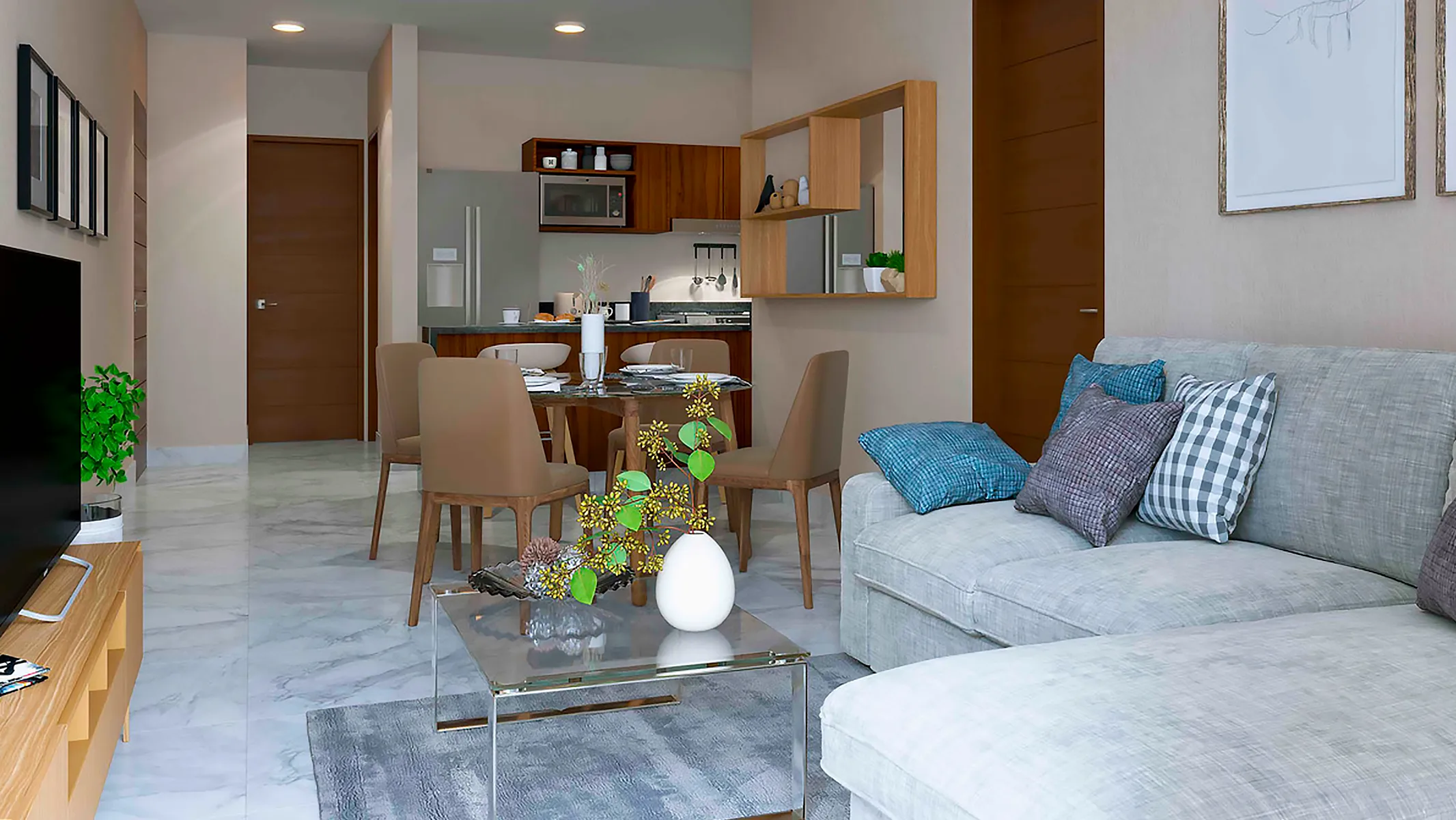 Venta de Departamento 2 recámaras en avenida Huayacán